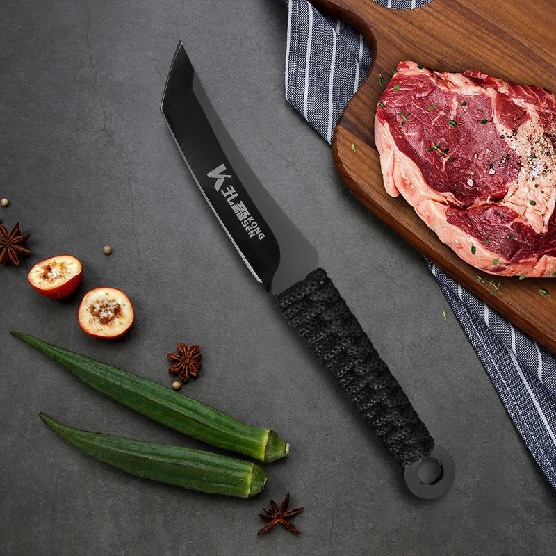 InLeung Hand Forged Boning Knife – Sharp Stainless Steel Blade Boning Chef Knife Axl