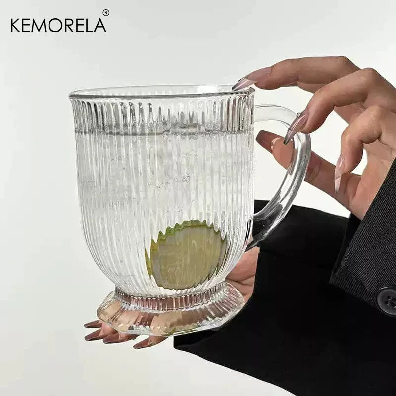 KEMORELA Large Capacity Glass Cup – Coffee, Cocktail & Gift Set Cocktail Glass Set Axl