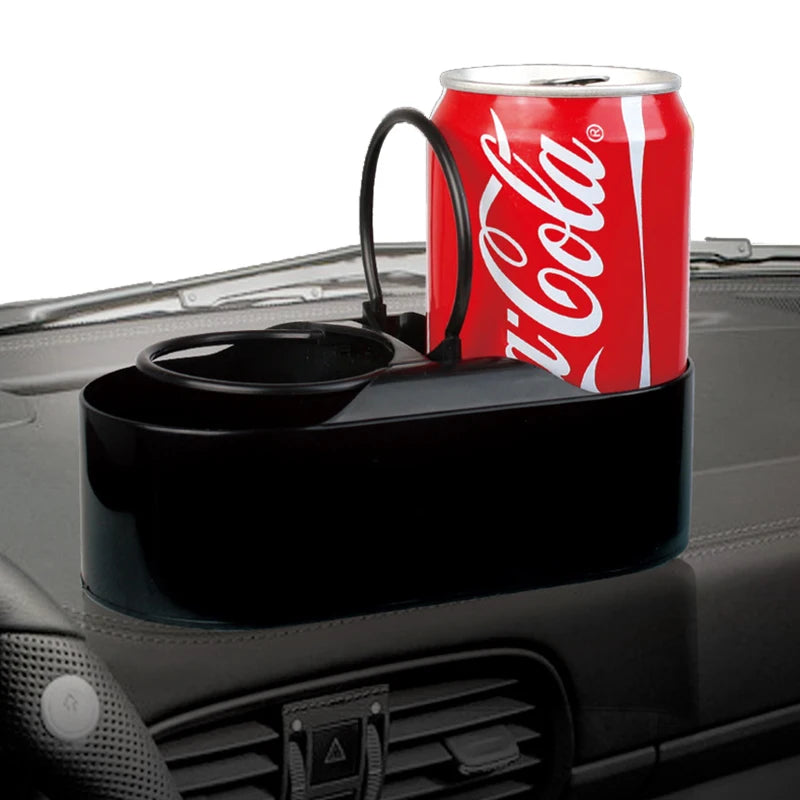 Universal Dual Hole Car Cup Holder – ABS Drink Bottle Stand Car Cup Holder Axl