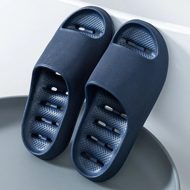 Women's EVA Anti-Slip Quick-Dry Indoor Shower Slippers Indoor Shower Slippers Axl Blue 36-37