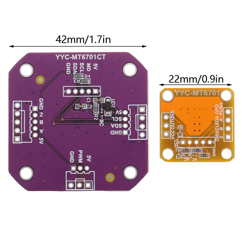 MT6701 14-Bit Magnetic Encoder Angle Sensor – AS5600 Replace Magnetic Encoder Module Axl