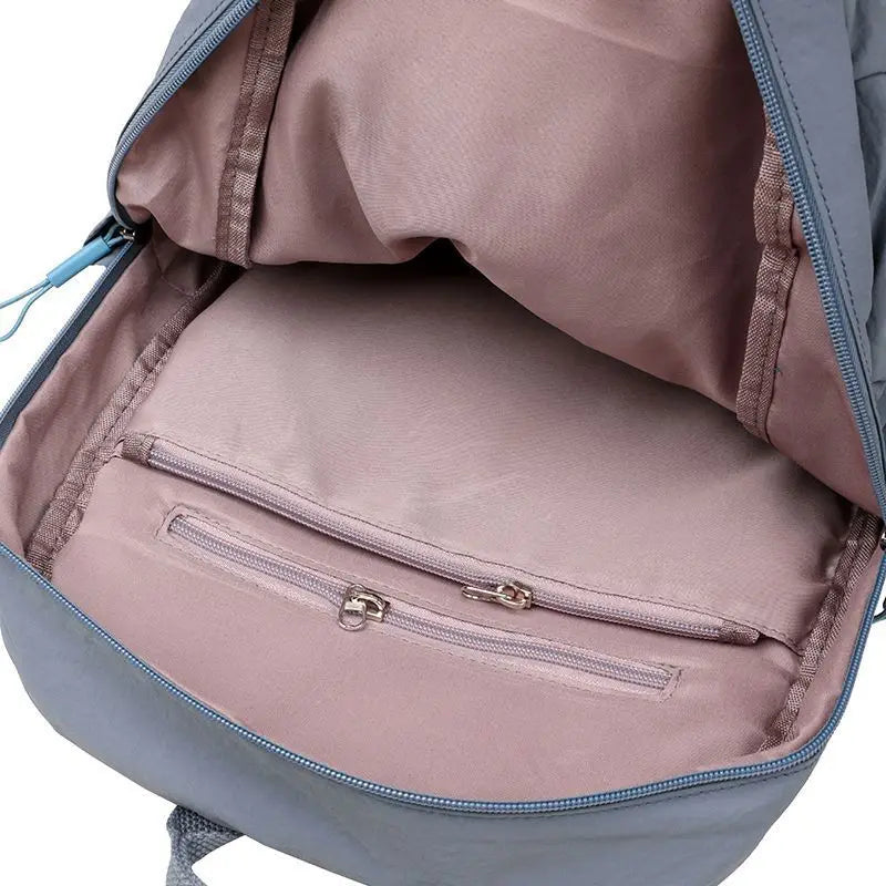 Waterproof Nylon Backpack – Large Capacity Laptop Travel Bag Travel Backpack Axl