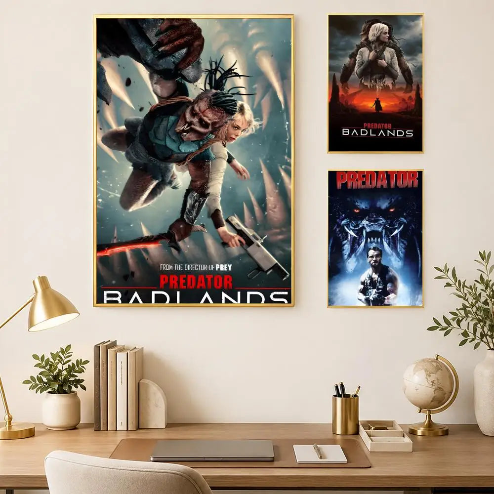 Predator Movie HD PVC Self-Stick Wall Poster – Waterproof Art Wall Art Poster Axl