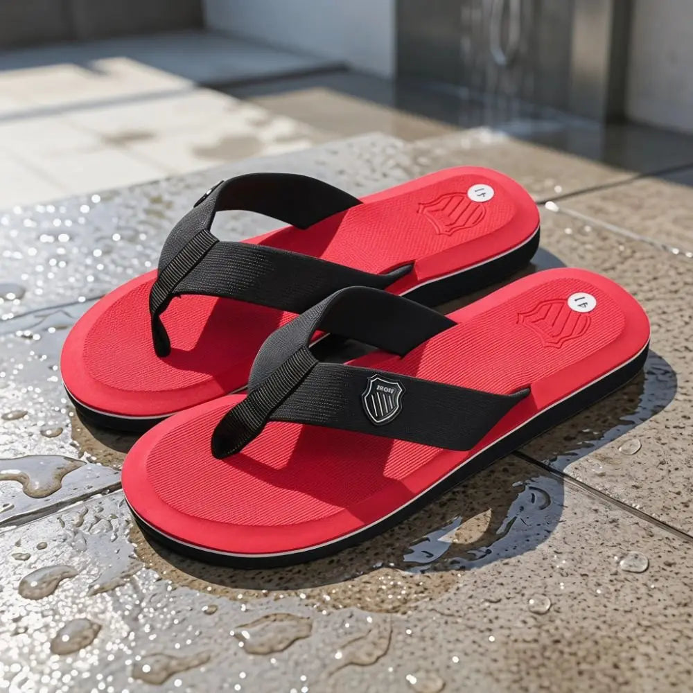 Men's EVA Flip Flops – Soft Sole Beach Sandals & Slippers Men's Flip Flops Axl