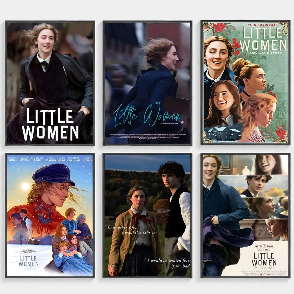 Little Women Movie Poster – HD Waterproof Wall Art Decor Movie Wall Poster Axl