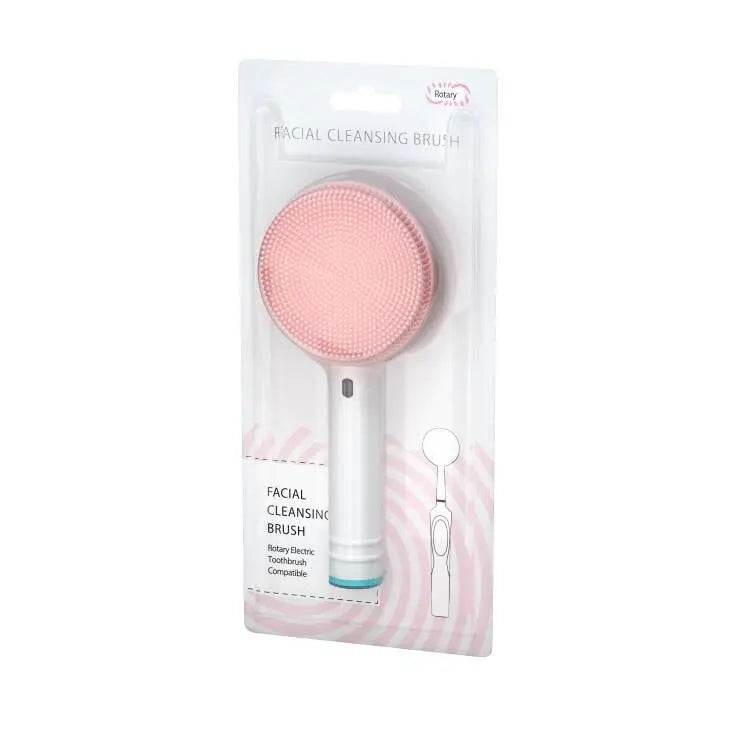 Silicone Facial Cleansing Brush Head for Oral-B Electric Handles Facial Cleansing Brush Axl Pink