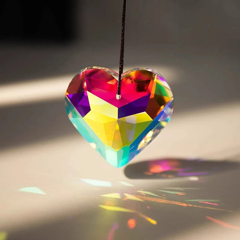 Crystal Prism Sun Catcher – Rainbow Garden Window Ornament Sun Catcher Ornament Axl