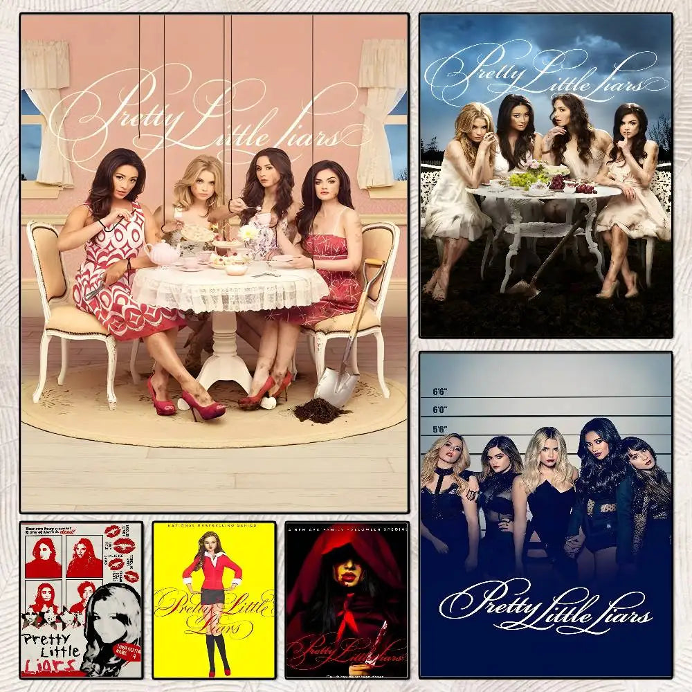 Pretty Little Liars TV Poster – HD Self-Adhesive Wall Décor Wall Art Poster Axl