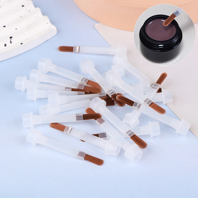 Disposable Nail Polish Brush Applicators 5/10/20 Pcs Set Nail Art Brush Axl