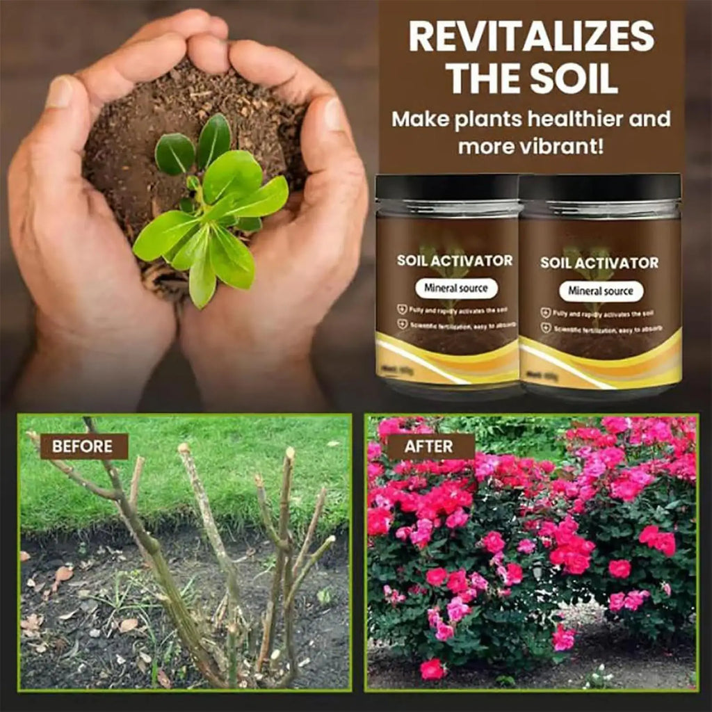 Seaweed Soil Activator – Garden Nutrient Fertilizer 60g Garden Soil Fertilizer Axl