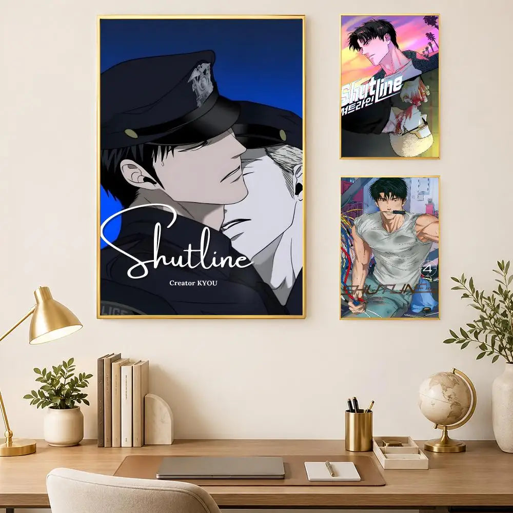 Game Shutline HD Self-Stick Wall Art Poster | Waterproof Decor Wall Art Poster Axl