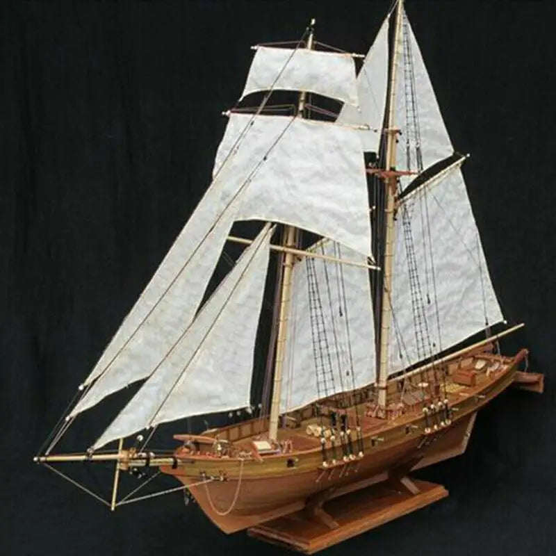 Halcon 1:100 Wooden Sailing Boat Model DIY Kit | Ship Build Wooden Ship Model Kit Axl