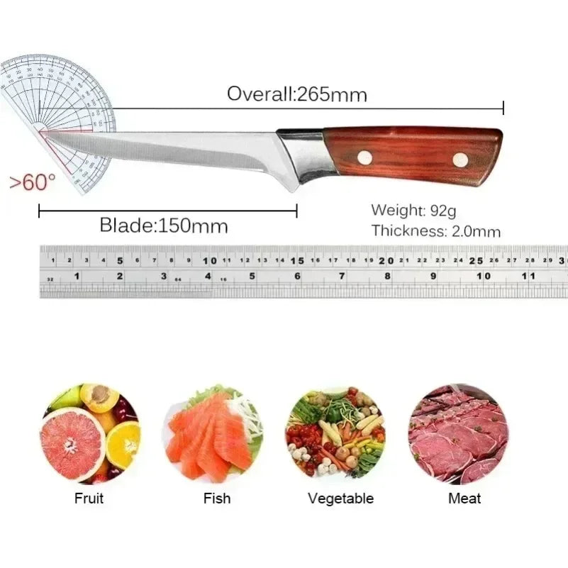 InLeung Boning Knife – Hand Forged Stainless Steel Kitchen Knife Boning Knife Axl