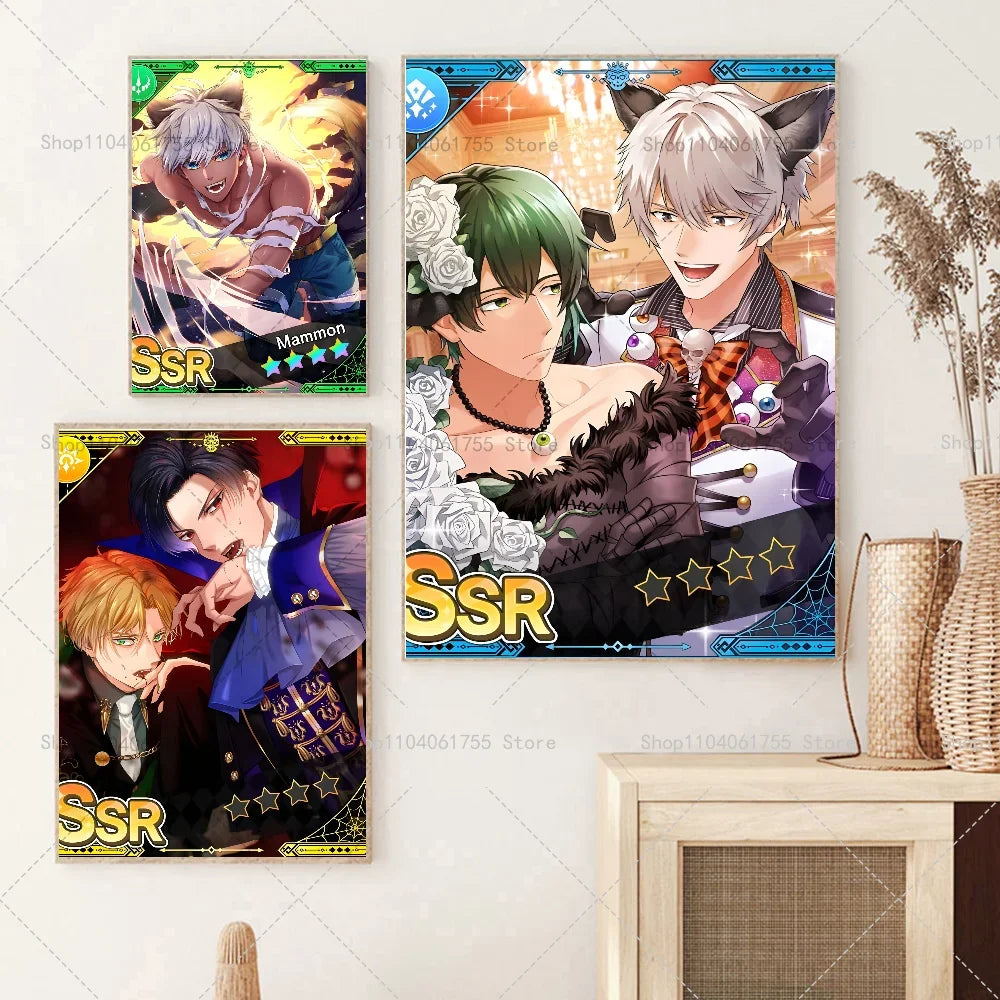 SSR Role Art Poster – Self-Adhesive Waterproof Wall Sticker Wall Art Poster Axl