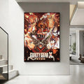 Guilty Gear Game Poster – HD Waterproof Self-Adhesive Wall Art Wall Art Poster Axl White18 21X30cmNoframe