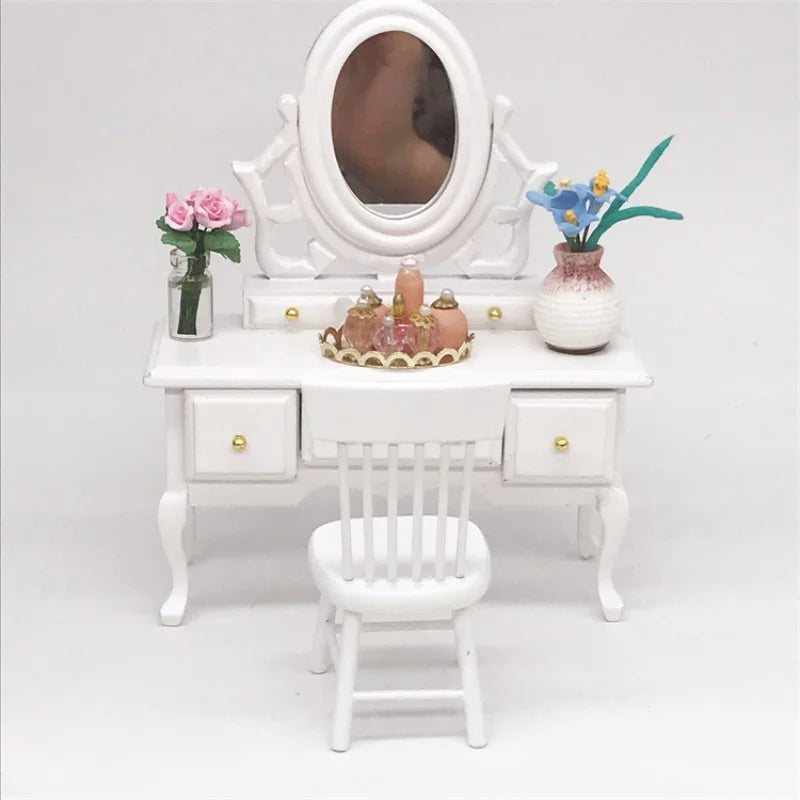 1:12 Scale Pink Perfume Tray – Miniature Dollhouse Accessory Dollhouse Accessory Axl