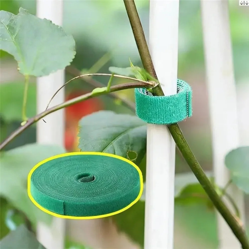 Reusable Plant Ties Hook & Loop Garden Tape 5M & 15M Roll Garden Plant Ties Axl
