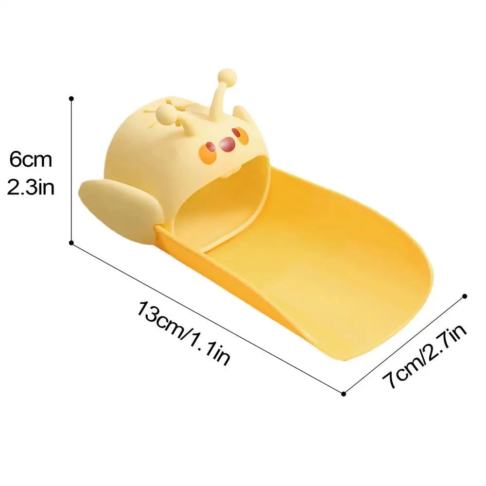 Kids Silicone Faucet Extender – Toddler Sink Splash Guard Kids Faucet Extender Axl Yellow