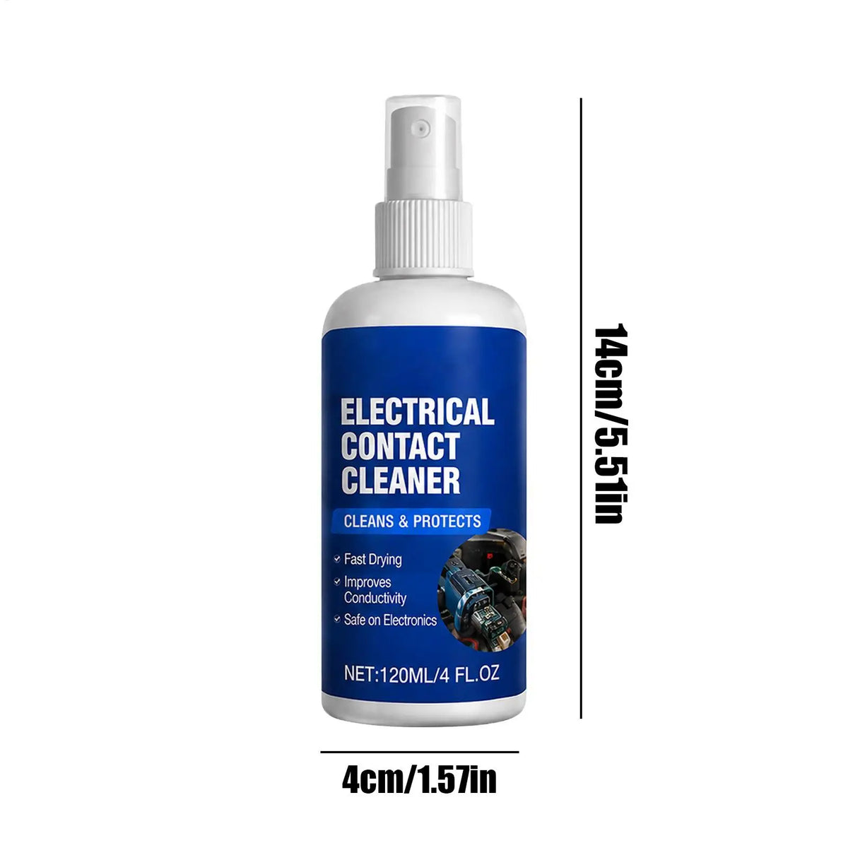 Contact Cleaner Spray 120ml | Electronics & Connector Cleaner Electronics Contact Cleaner Axl