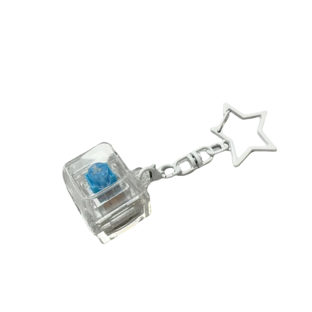 Light-Up Keycap Fidget Keychain – Click Button Pinch Toy Fidget Keychain Toy Axl