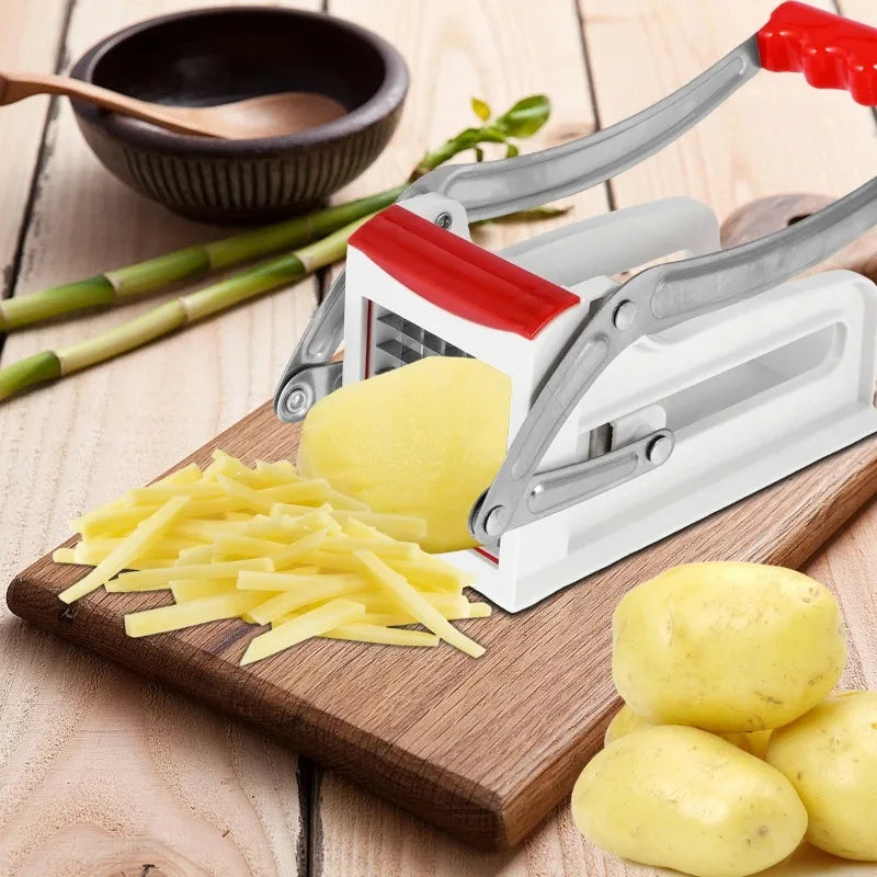 Stainless Steel Hand Press Potato Slicer & French Fry Cutter French Fry Slicer Axl