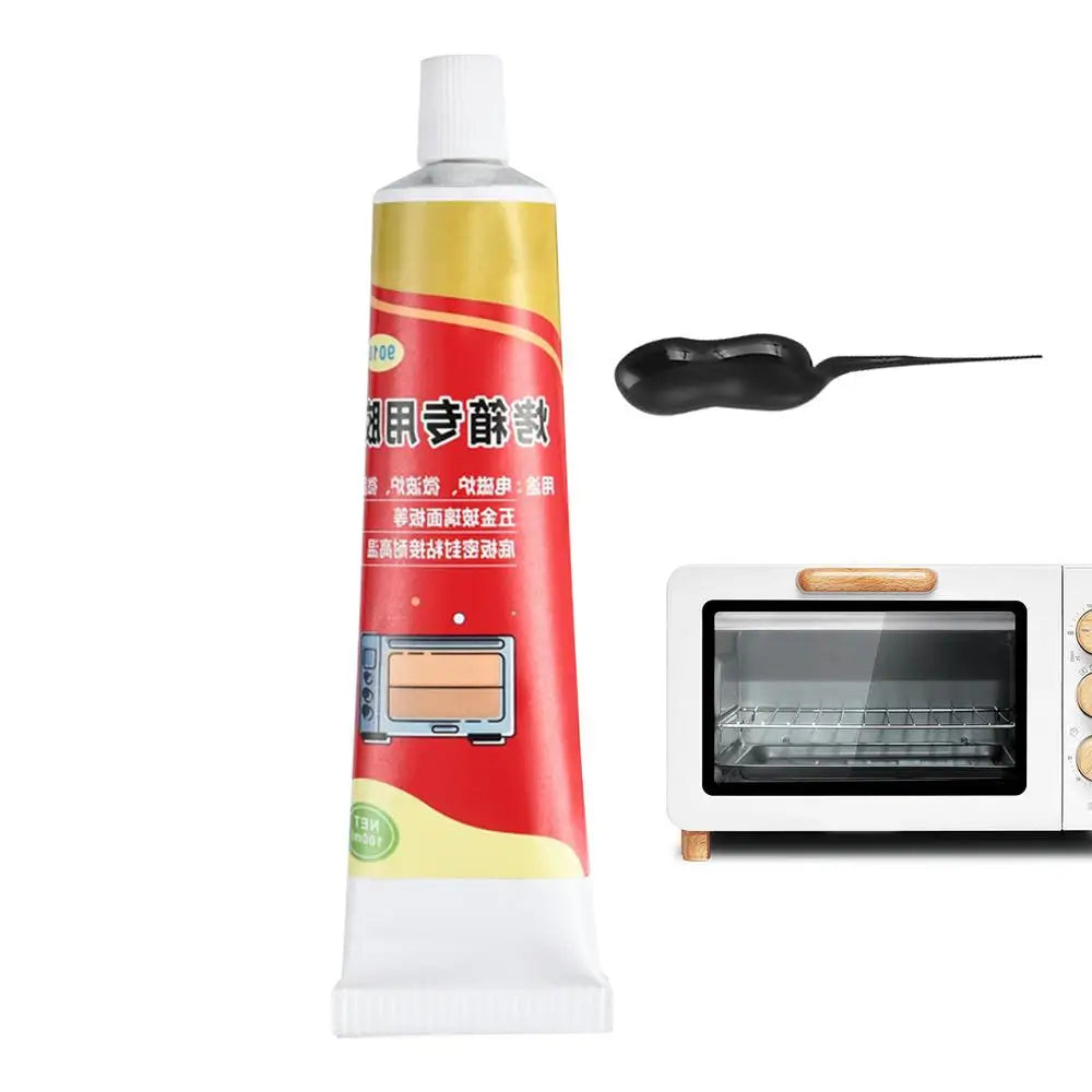 High-Temp Oven Panel Adhesive Sealant 100ml | Fast Drying Appliance Sealant Axl as show