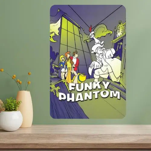 Funky Phantom Classic TV Show Metal Poster Sign | Retro Wall Art Metal Poster Sign Axl aluminum sign aluminum 40x30cm