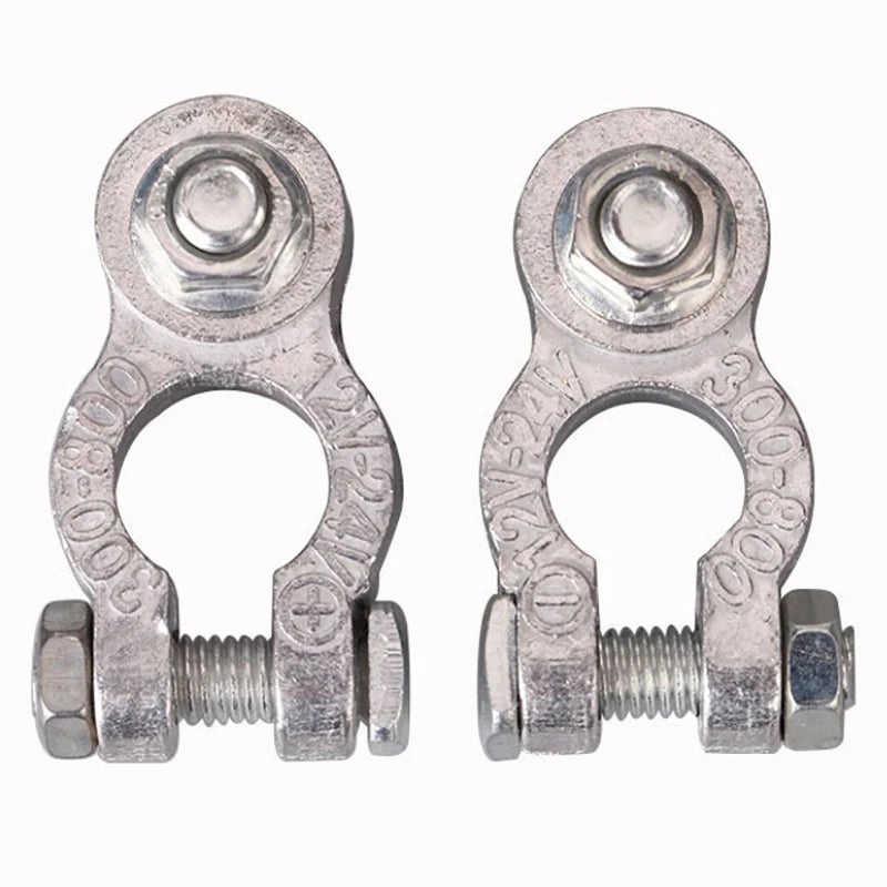 Car Battery Terminal Clamps – Aluminum Alloy Positive & Negative Battery Terminal Clamp Axl