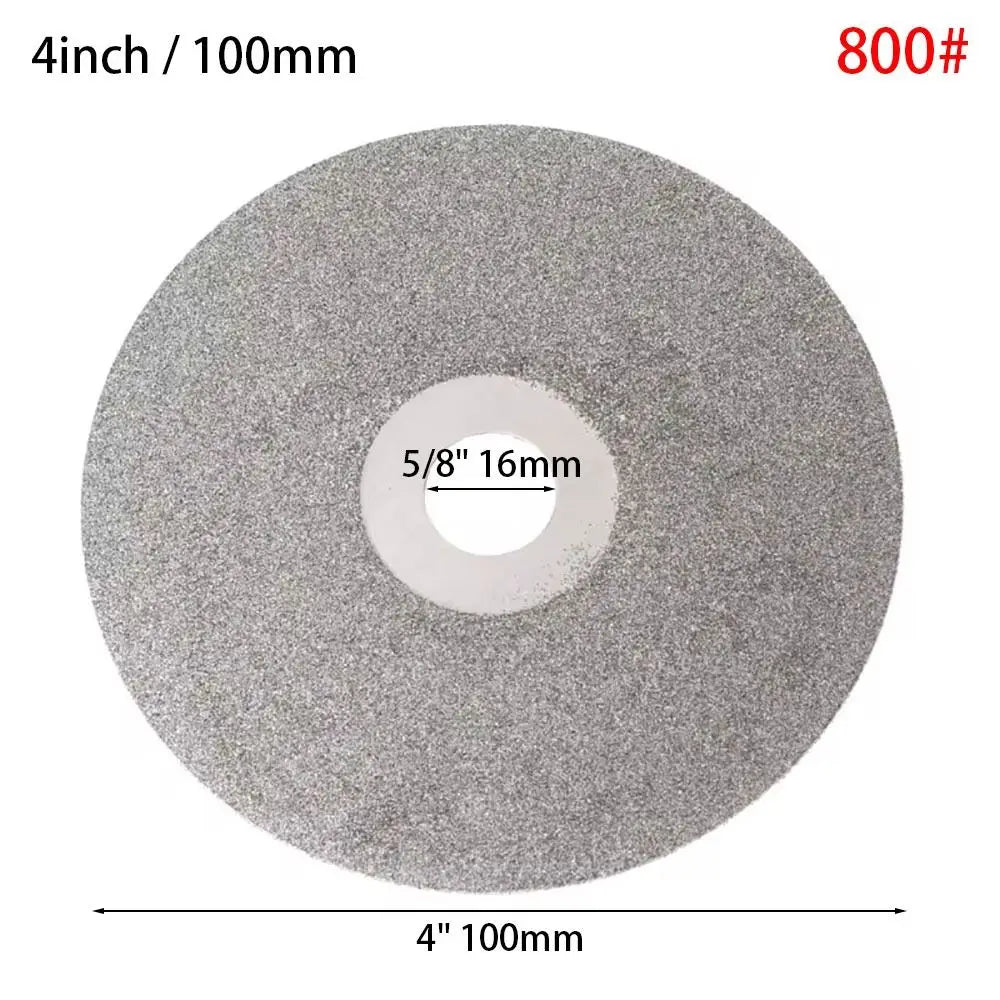 4" Diamond Grinding Disc 100mm 80-3000 Grit Abrasive Wheel Diamond Grinding Disc Axl 800-grits-1PCS