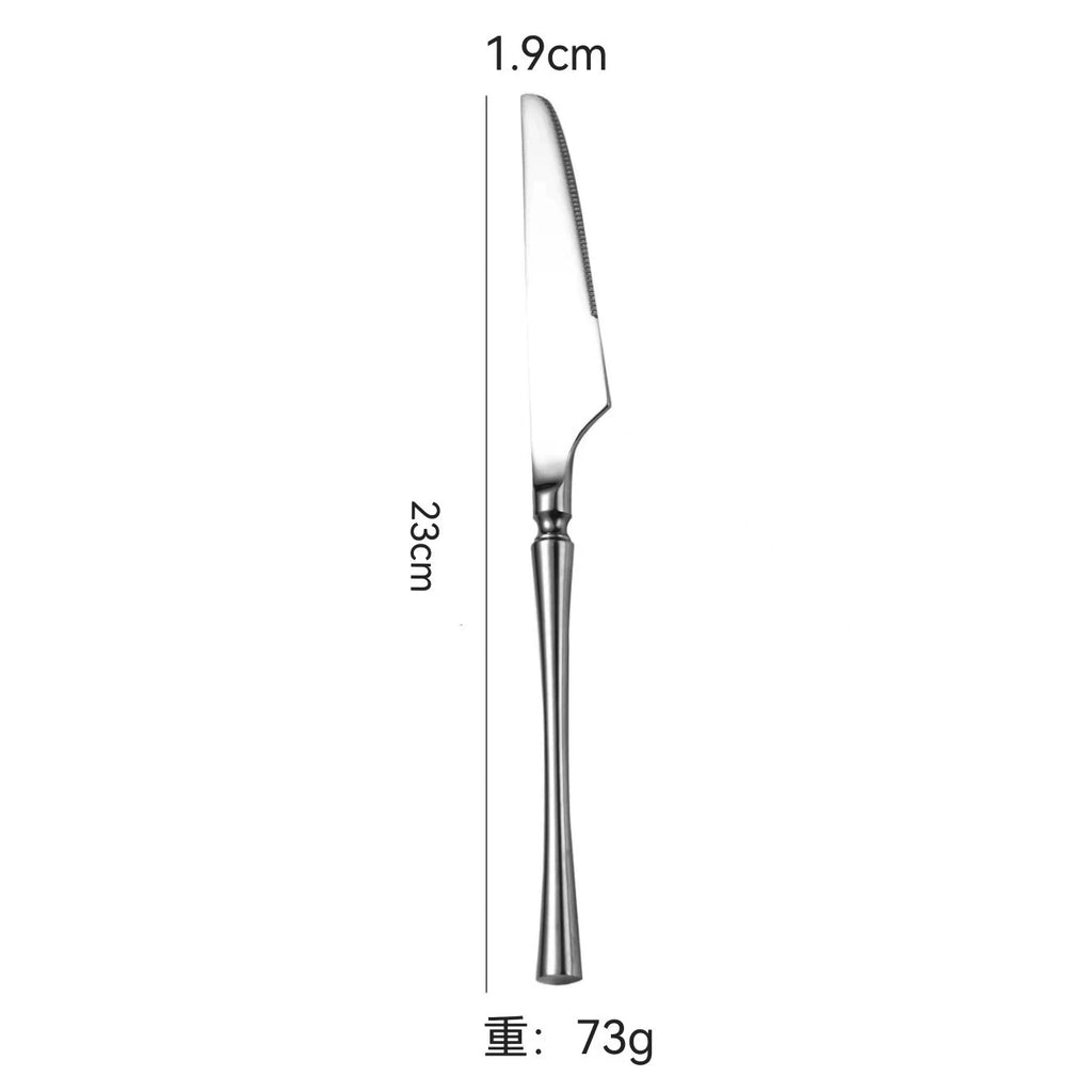 304 Stainless Steel Flatware Set – Steak Knife, Fork & Spoon Flatware Set Axl A China Mainland