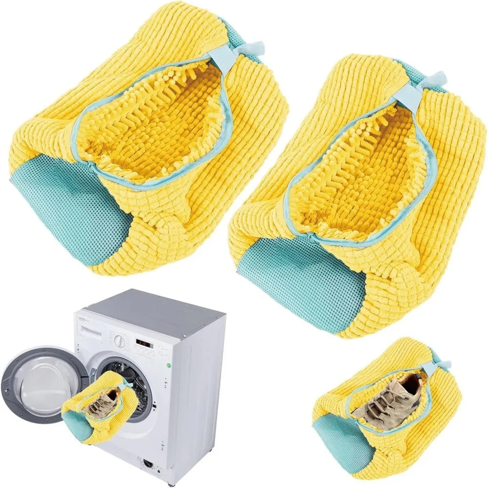2-Pack Padded Shoe Laundry Bags – Washing Machine Protector Shoe Laundry Bag Axl