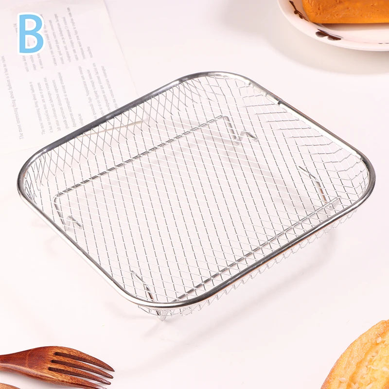Stackable Stainless Steel Air Fryer & BBQ Grilling Rack Grilling Rack Axl B