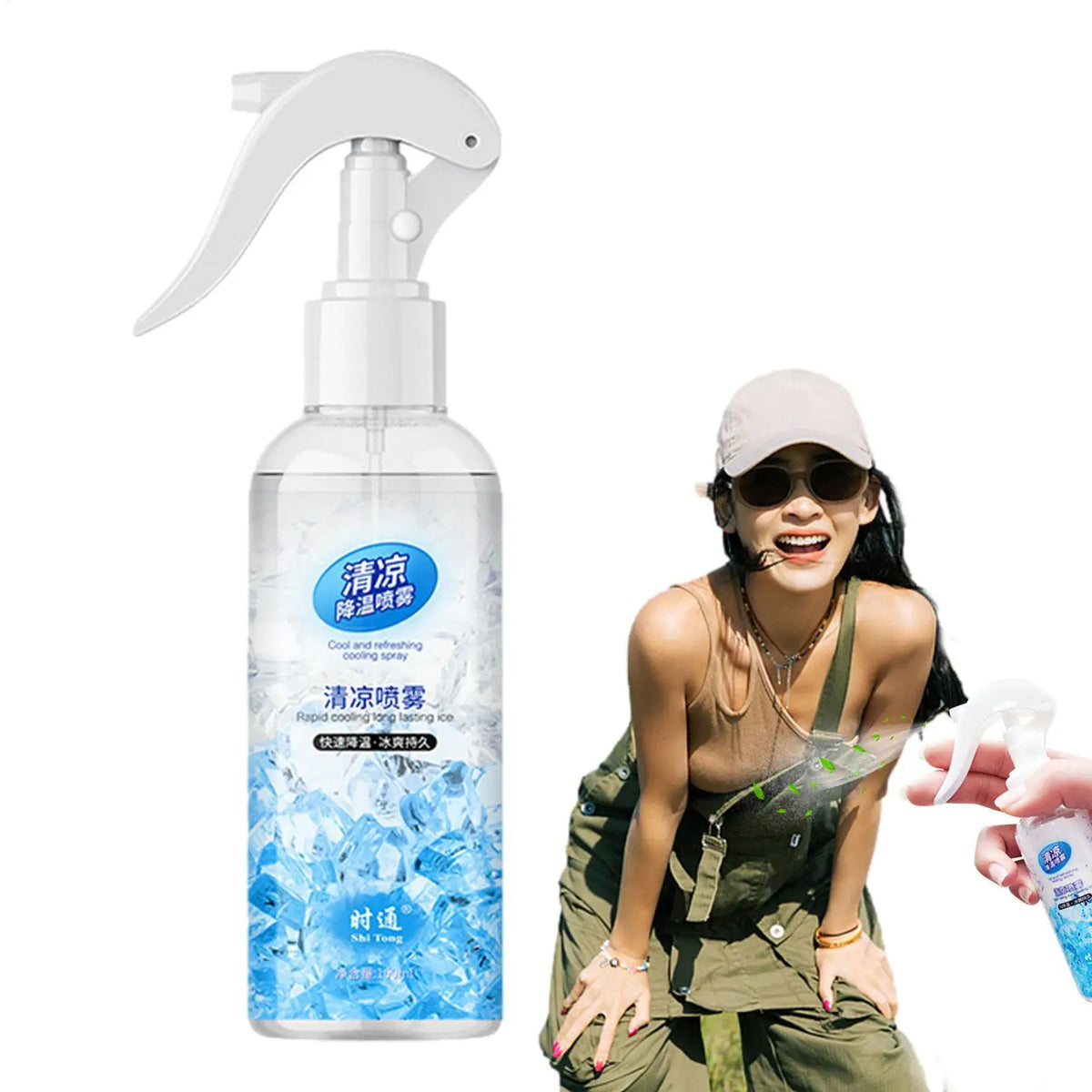 100ml Portable Cooling Mist Spray – Face & Body Summer Mist Cooling Body Spray Axl