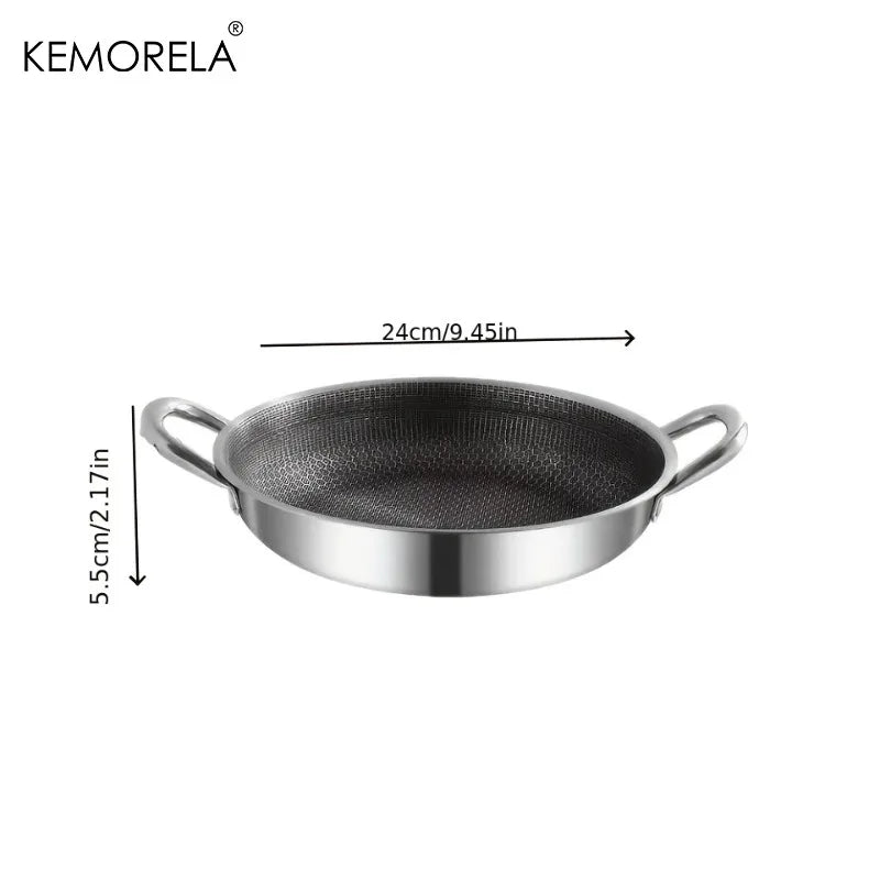 KEMORELA Stainless Steel Grill Pan – Induction & Oven Safe Grill Pan Axl