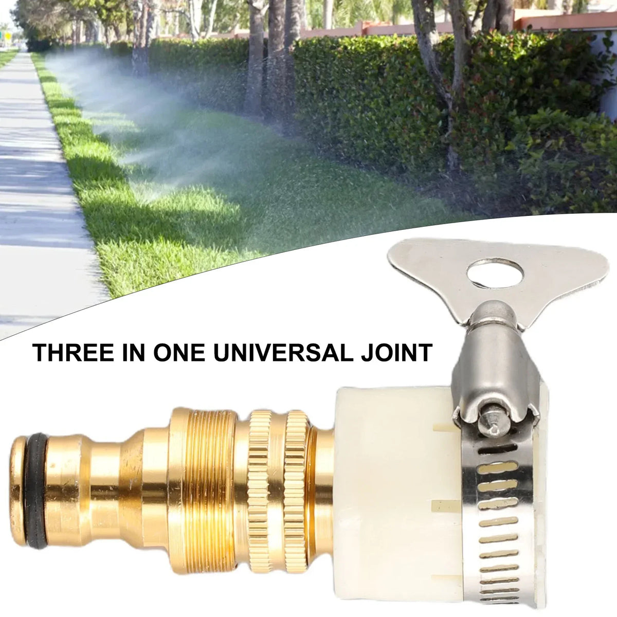 Universal Hose Tap Adapter 15–23mm | Garden Faucet Connector Garden Hose Adapter Axl