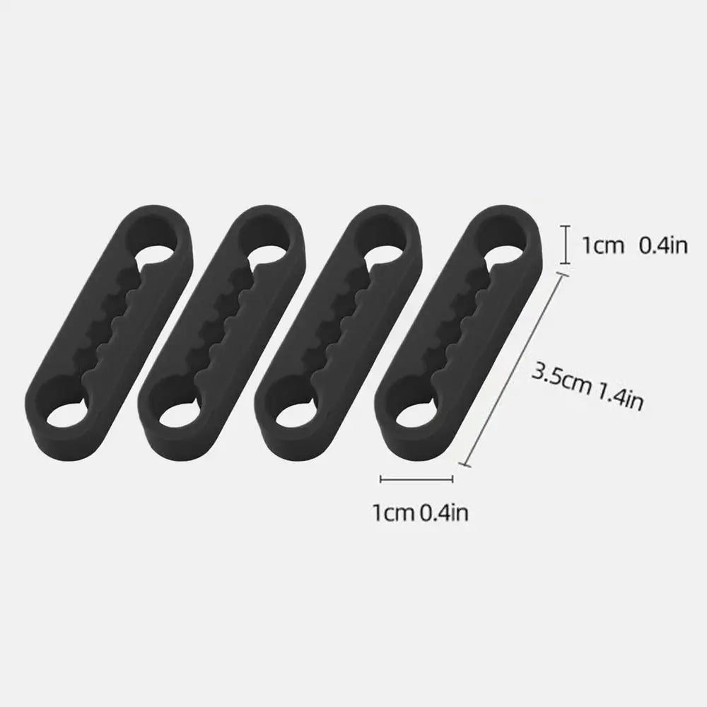 Car Door Shock Absorber Silicone Damper Cushion Pads 4 Pcs Car Door Damper Pad Axl Black