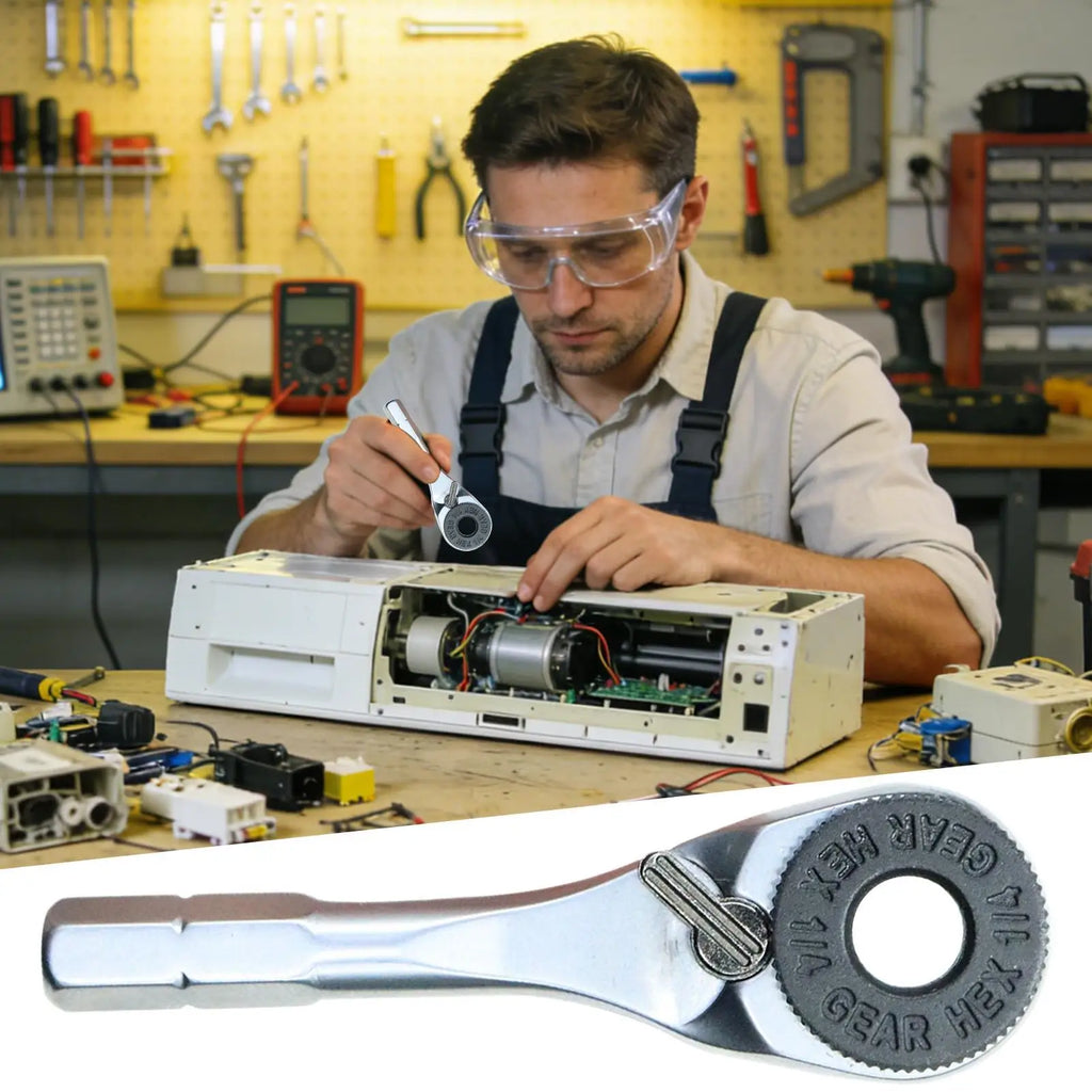 Mini Magnetic Ratchet Screwdriver – Compact Bit Driver Tool Mini Ratchet Screwdriver Axl
