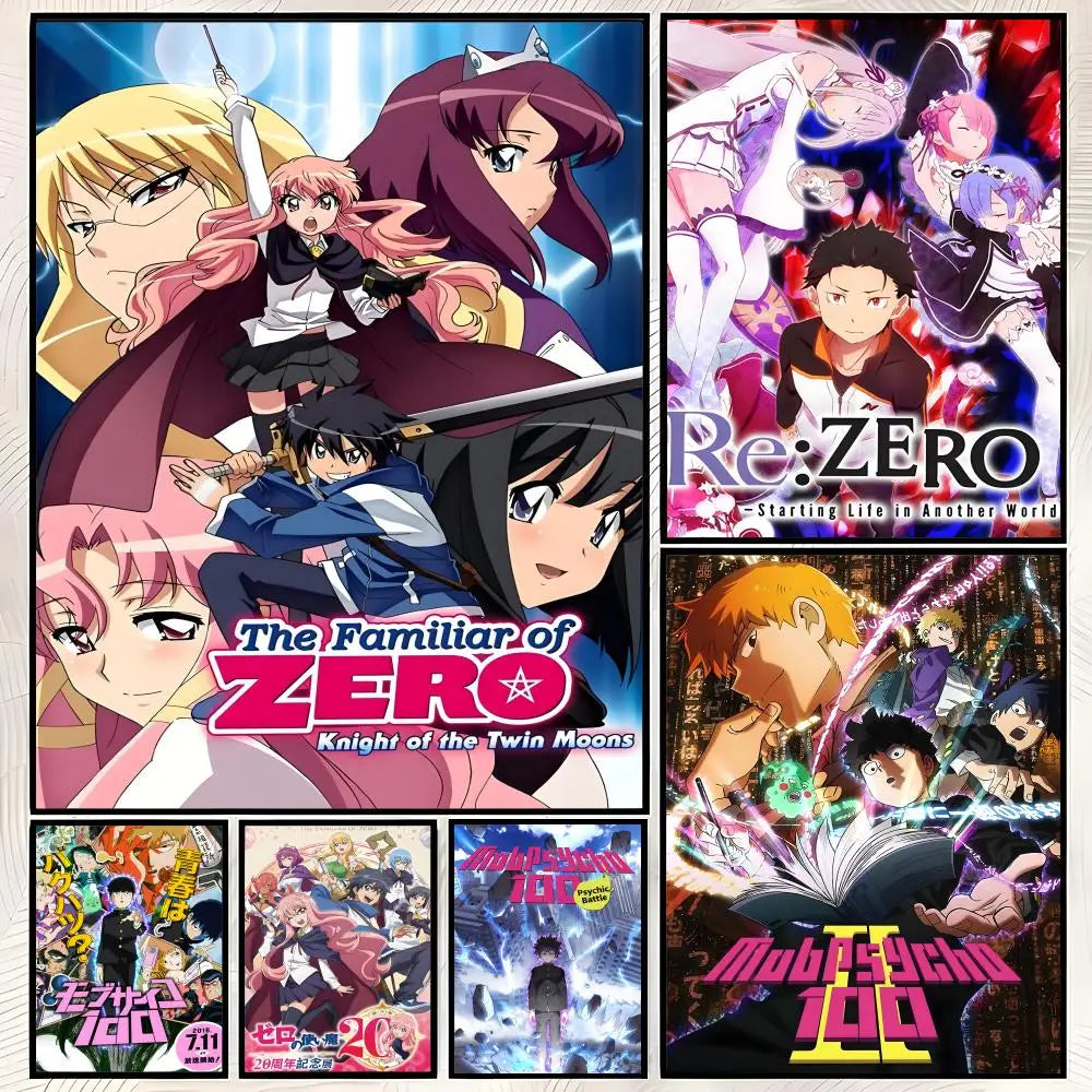 The Familiar of Zero Anime PVC Wall Poster – HD Self-Stick Anime Wall Poster Axl