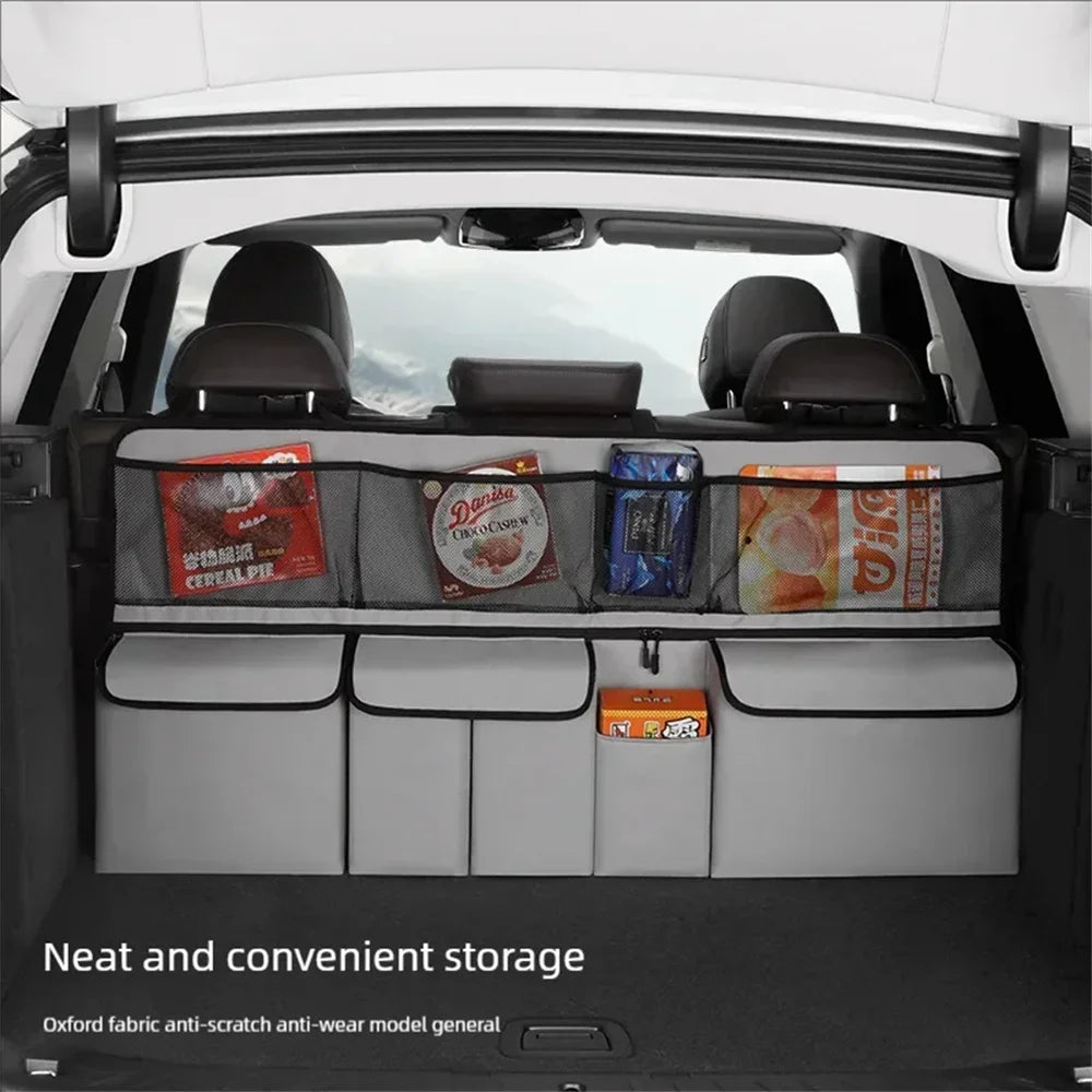 Large Car Backseat Organizer – Mesh Seat Back Storage Bag Car Seat Organizer Axl