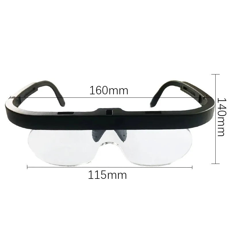 Head-Mounted LED Magnifier Loupe – Jewelry & Watch Repair Tool Magnifier Loupe Axl