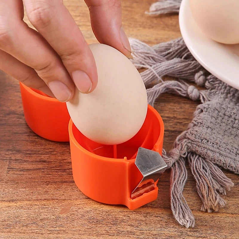 Handheld Eggshell Opener – Portable Egg Cracker for Baking Egg Cracker Tool Axl