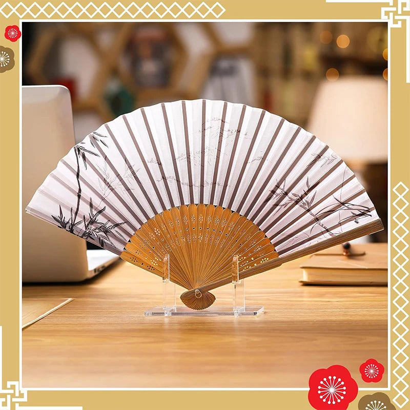 Acrylic Fan Display Stand – Foldable Holder for Hand Fans Fan Display Stand Axl