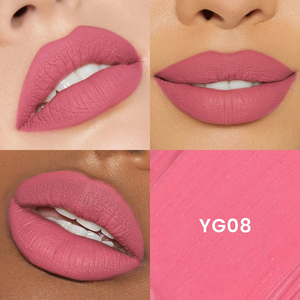 Vegan Matte Liquid Lipstick & Lip Gloss – Dual Texture Nude Lip Gloss Axl