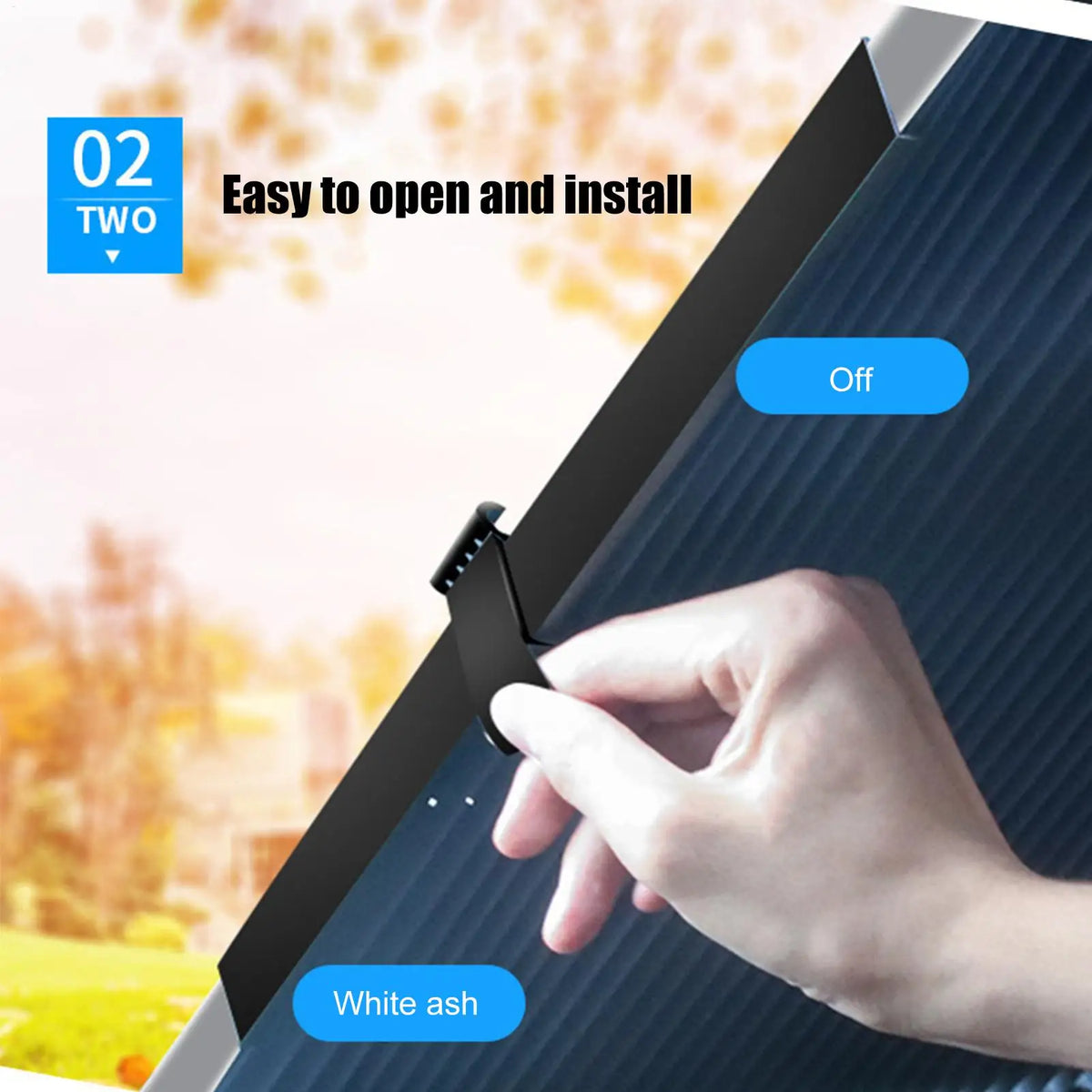 Retractable Windshield Sun Shade | UV Protection Car Curtain Car Sun Shade Axl