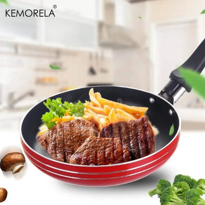 KEMORELA 14cm Mini Non-Stick Stainless Steel Frying Pan Mini Frying Pan Axl