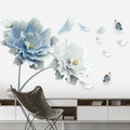 3D Lotus Butterfly Removable Wall Stickers – Large Floral Decal Wall Decal Sticker Axl Default Title