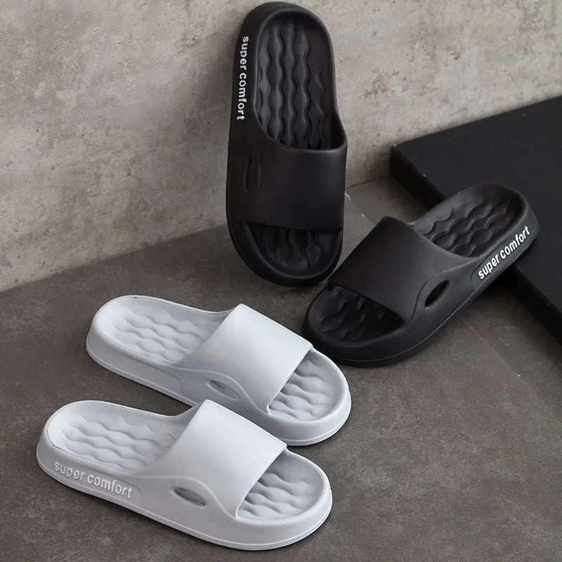 Men's Lightweight EVA Slides – Comfortable Indoor Slippers EVA Slides Slippers Axl