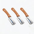 Stainless Steel Peeler Wooden Handle – Fruit & Veg Peeler Vegetable Peeler Axl 3pcs