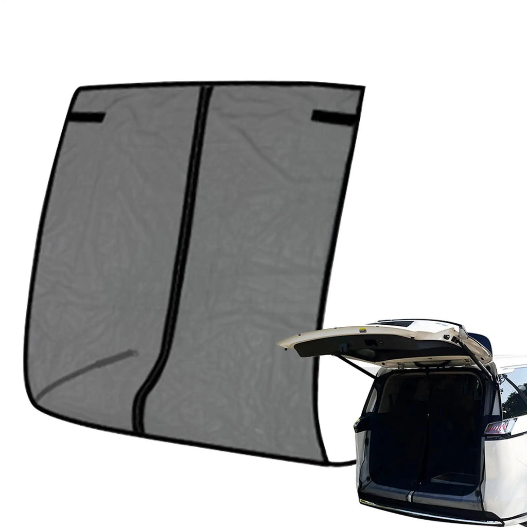 SUV Tailgate Mesh Screen – Magnetic UV Fly Screen 58x57 Inch Tailgate Mesh Screen Axl