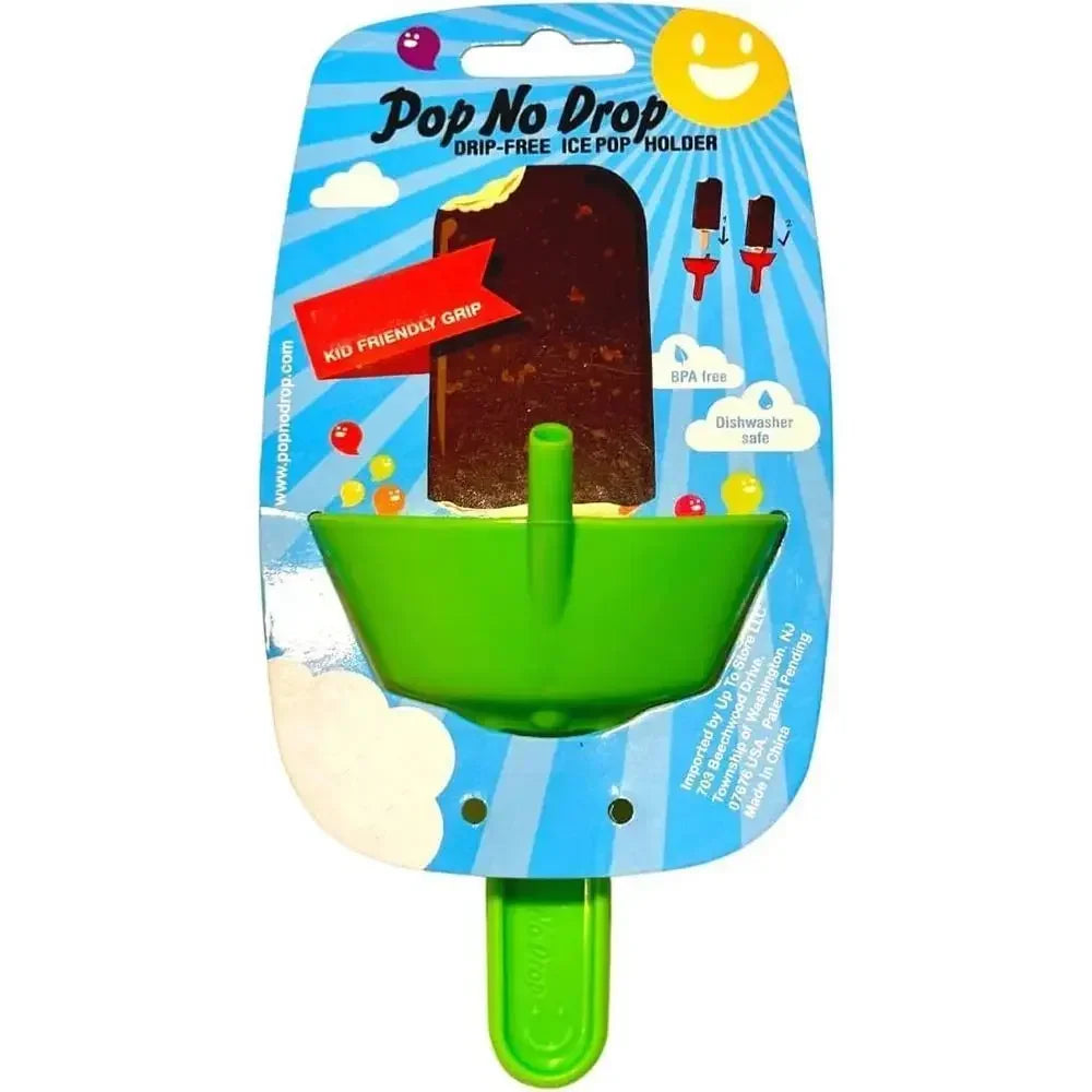 Portable Popsicle Holder – Anti-Drip Ice Cream Tray Protector Ice Cream Holder Axl green